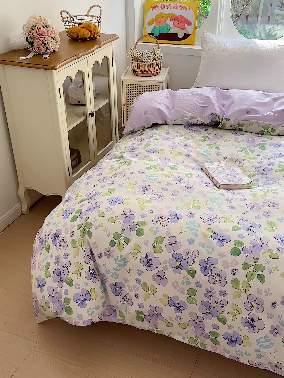 91家纺网 家纺一手货源 找家纺 佳汐蓝家纺 2026新款全棉纯棉加厚13376印花单品被套 被套单件 洛香