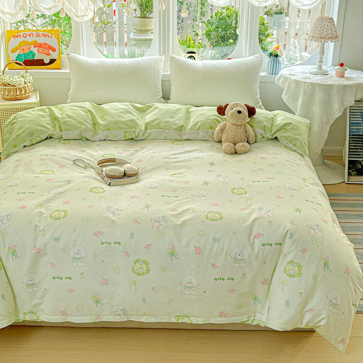 91家纺网 家纺一手货源 找家纺 佳汐蓝家纺 2026新款全棉纯棉加厚13376印花单品被套 被套单件 米亚