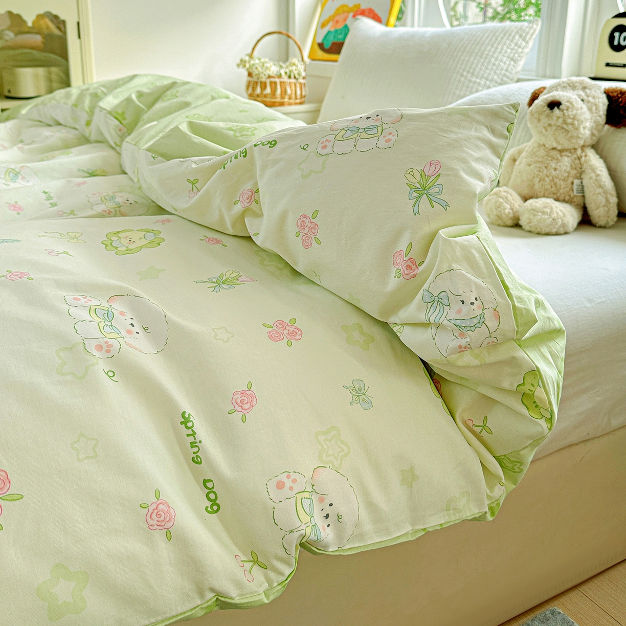 91家纺网 家纺一手货源 找家纺 佳汐蓝家纺 2026新款全棉纯棉加厚13376印花单品被套 被套单件 米亚