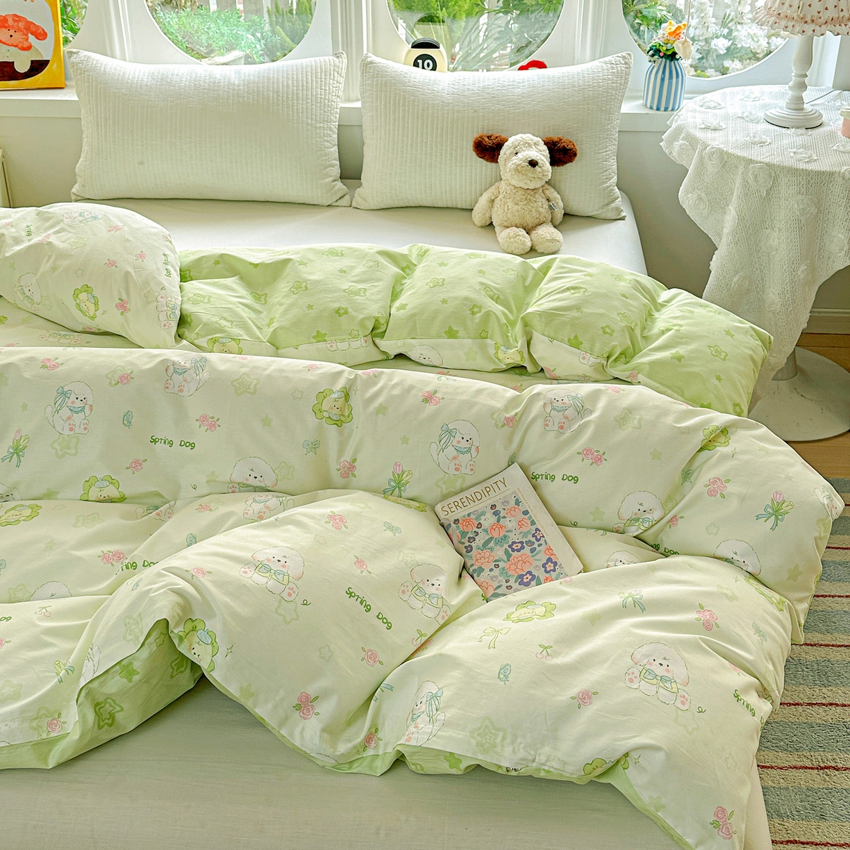 91家纺网 家纺一手货源 找家纺 佳汐蓝家纺 2026新款全棉纯棉加厚13376印花单品被套 被套单件 米亚