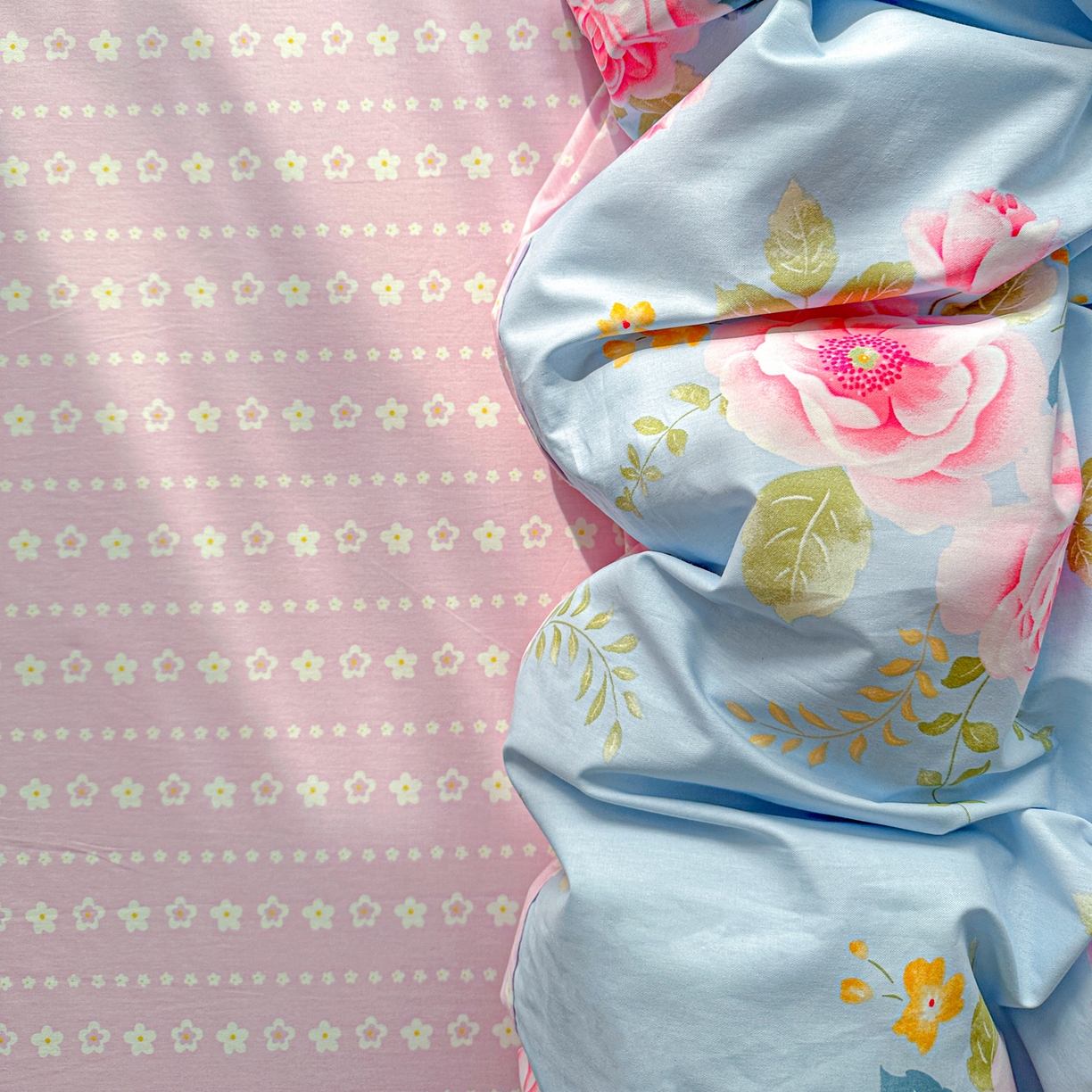 91家纺网 家纺一手货源 找家纺 佳汐蓝家纺 2026新款全棉纯棉加厚13376印花单品被套 被套单件 暮色蔷薇