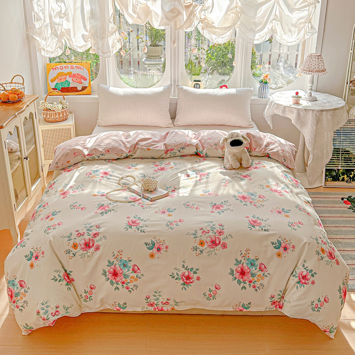 佳汐蓝家纺 2026新款全棉纯棉加厚13376印花单品被套 被套单件 馨兰