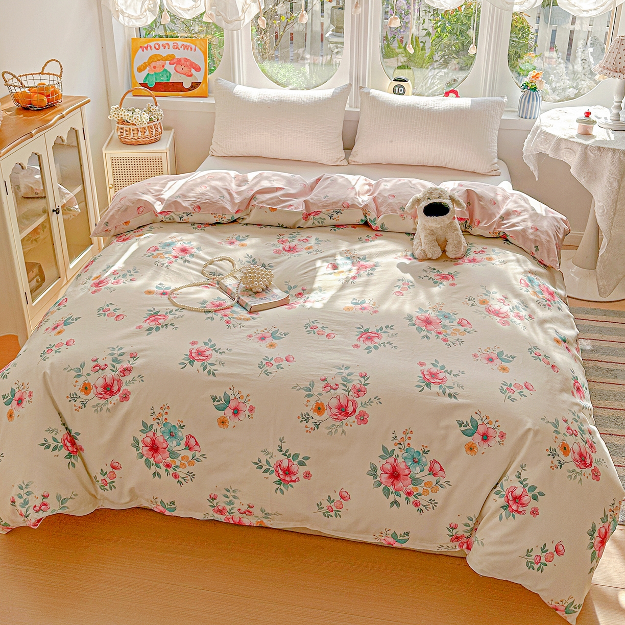 91家纺网 家纺一手货源 找家纺 佳汐蓝家纺 2026新款全棉纯棉加厚13376印花单品被套 被套单件 馨兰