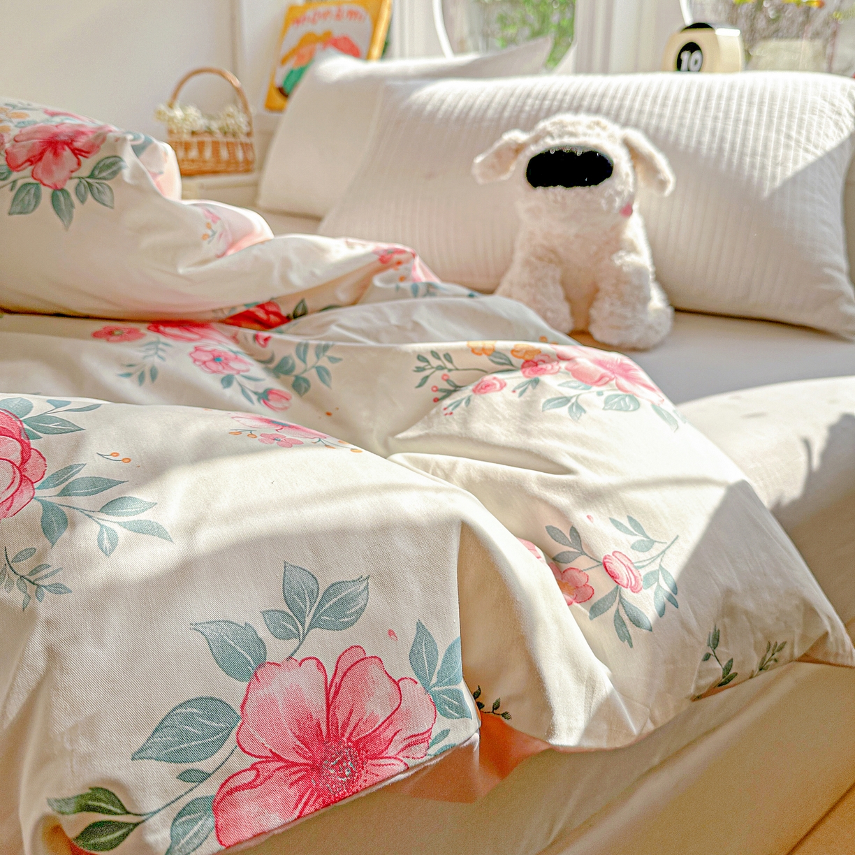 91家纺网 家纺一手货源 找家纺 佳汐蓝家纺 2026新款全棉纯棉加厚13376印花单品被套 被套单件 馨兰