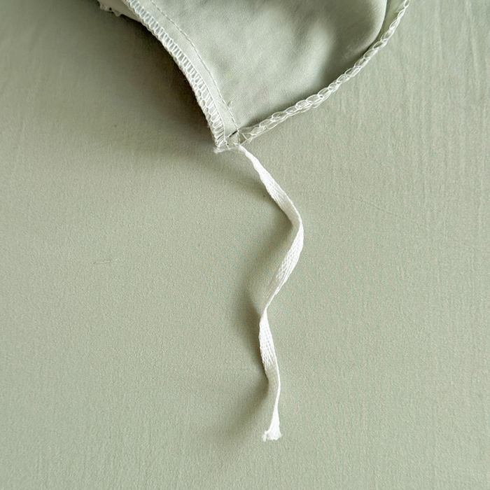 91家纺网 家纺一手货源 找家纺 逸林家纺《原希尔顿逸林》 2026新款春款古法水洗棉法式立体全棉花边拼接款四件套学生三件套单品被套枕套 知否