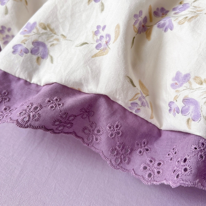 91家纺网 家纺一手货源 找家纺 （总）逸林家纺《原希尔顿逸林》 2026新款春款古法水洗棉法式全棉花边四件套森系花边款四件套