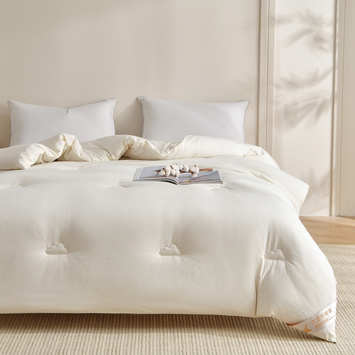 91家纺网 家纺一手货源 找家纺 （总）犇牛仓储供应链 2026新款双层纱大豆纤维被冬被夏被儿童被被子被芯