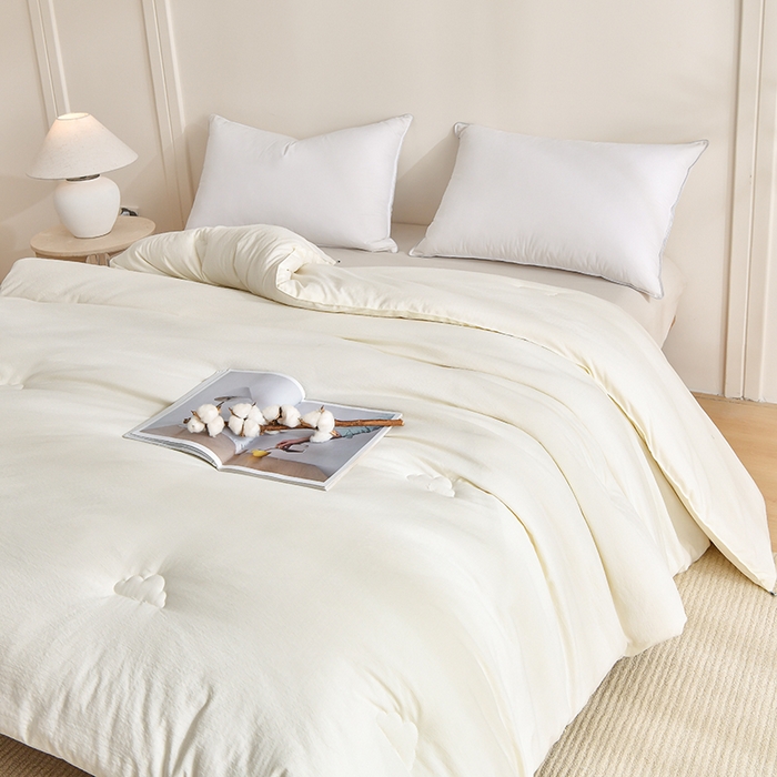 91家纺网 家纺一手货源 找家纺 （总）犇牛仓储供应链 2026新款双层纱大豆纤维被冬被夏被儿童被被子被芯