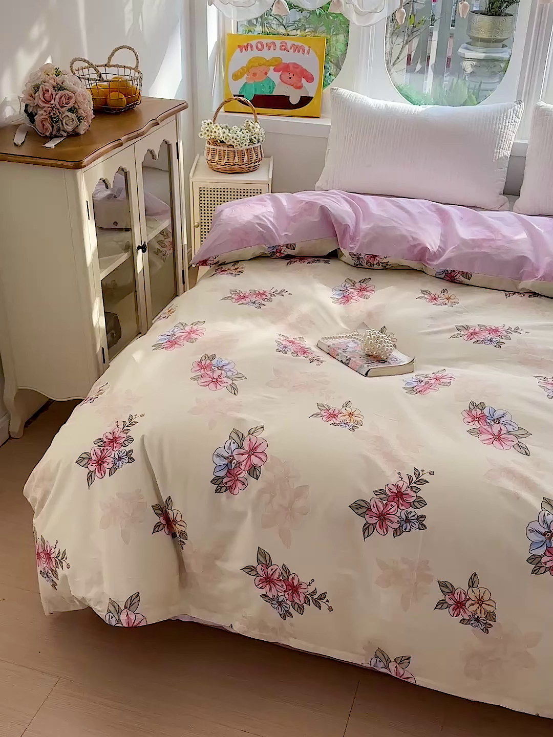 91家纺网 家纺一手货源 找家纺 佳汐蓝家纺 2026新款全棉纯棉加厚13376印花单品被套 被套单件 玉兰芬芳