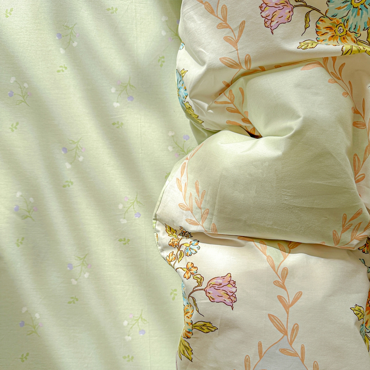 91家纺网 家纺一手货源 找家纺 佳汐蓝家纺 2026新款全棉纯棉加厚13376印花单品被套 被套单件 芷妍