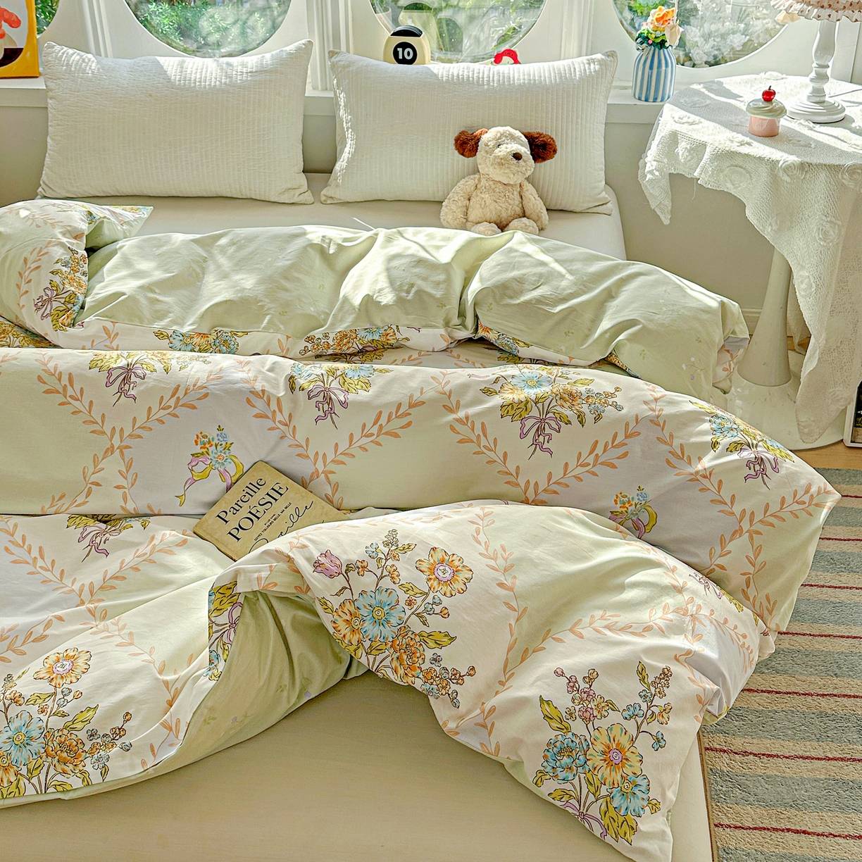 91家纺网 家纺一手货源 找家纺 佳汐蓝家纺 2026新款全棉纯棉加厚13376印花单品被套 被套单件 芷妍