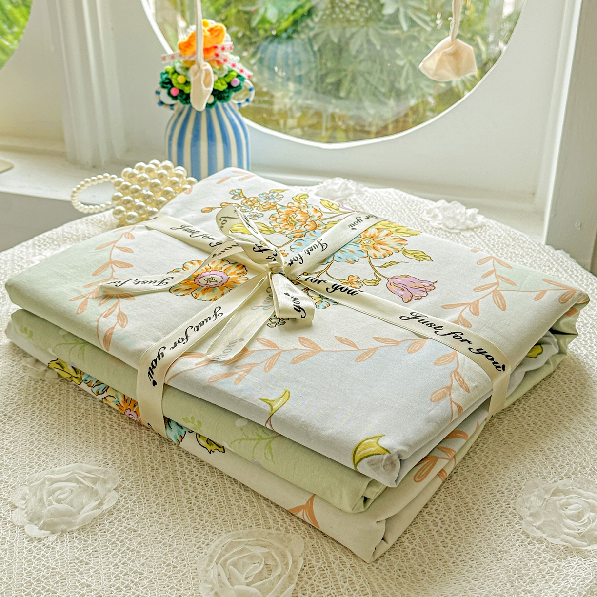 91家纺网 家纺一手货源 找家纺 （总）佳汐蓝家纺 2026新款全棉纯棉加厚13376印花四件套