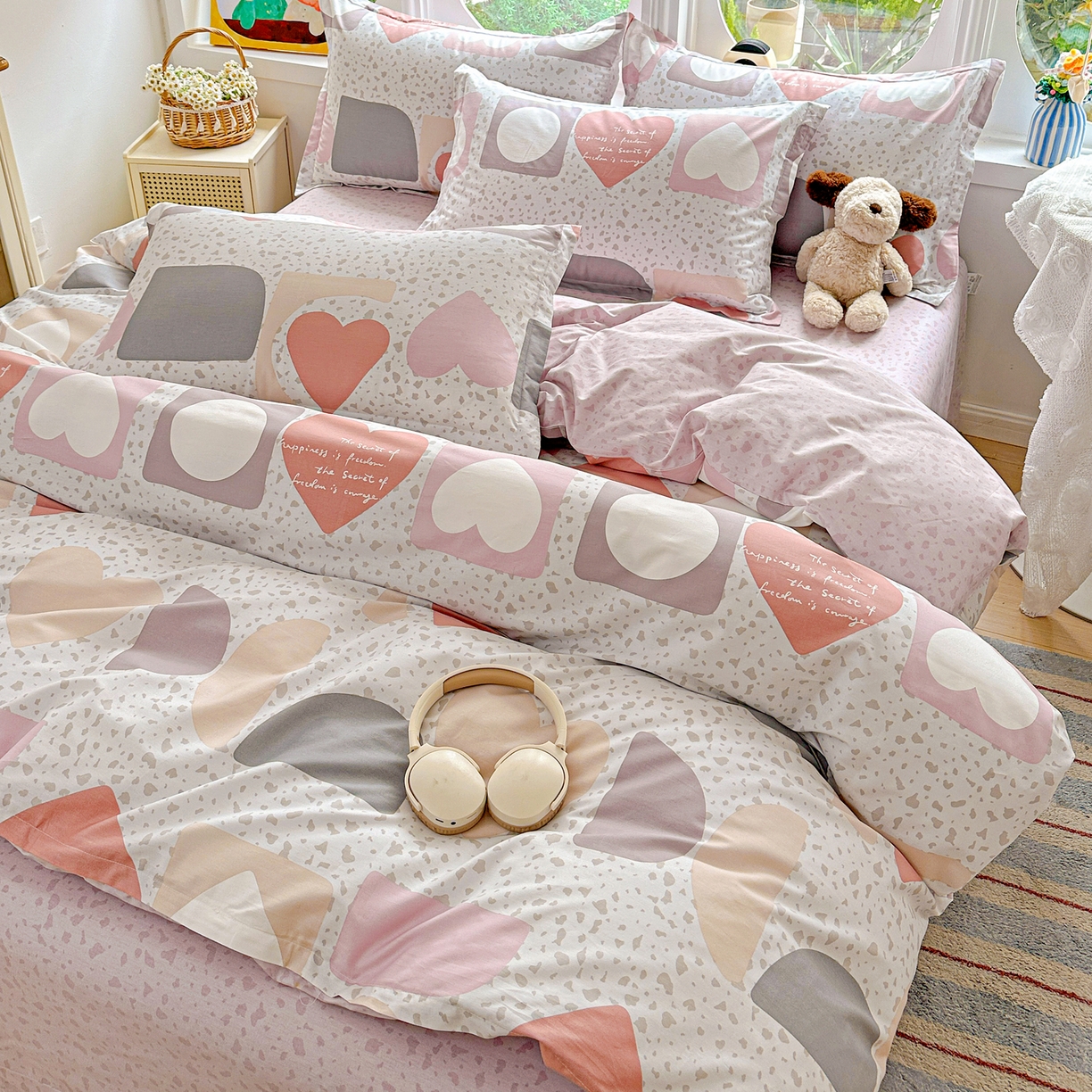 91家纺网 家纺一手货源 找家纺 （总）佳汐蓝家纺 2026新款全棉纯棉加厚13376印花四件套