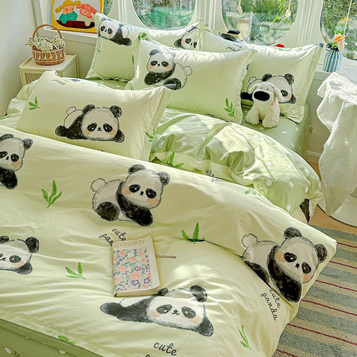 91家纺网 家纺一手货源 找家纺 （总）佳汐蓝家纺 2026新款全棉纯棉加厚13376印花四件套