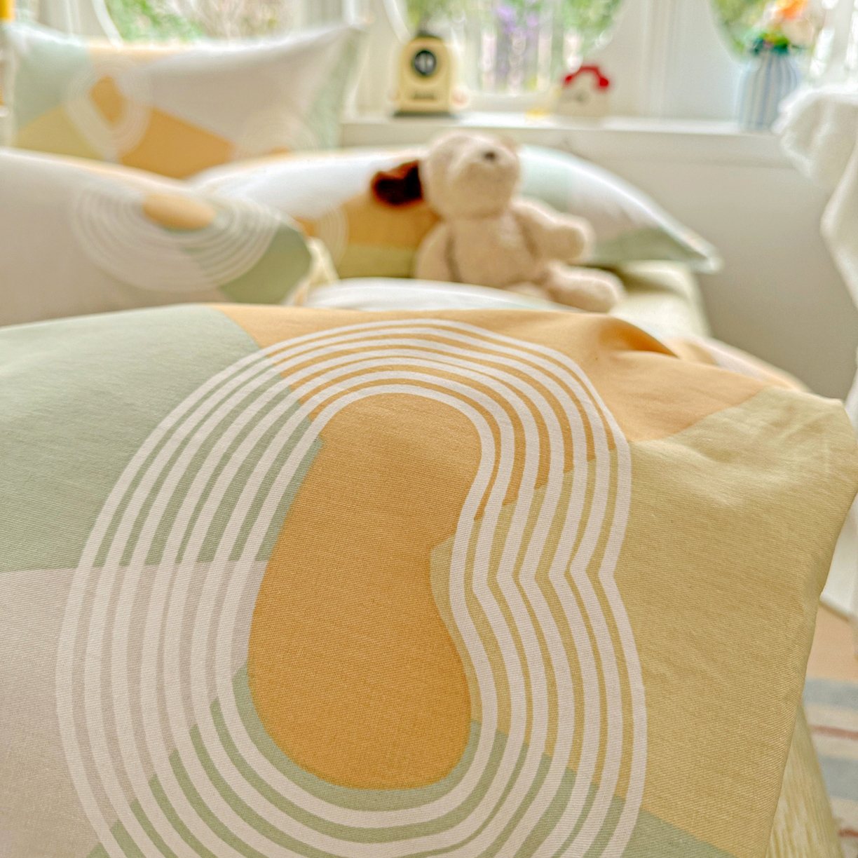 91家纺网 家纺一手货源 找家纺 佳汐蓝家纺 2026新款全棉纯棉加厚13376印花四件套 乐享生活