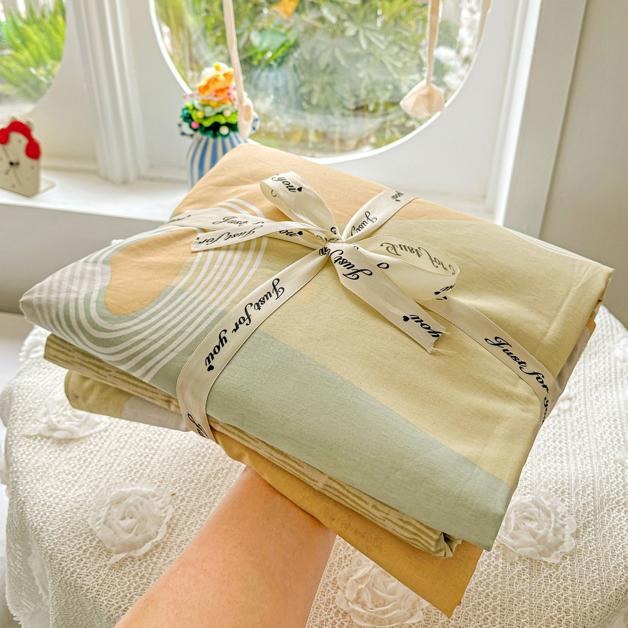 91家纺网 家纺一手货源 找家纺 佳汐蓝家纺 2026新款全棉纯棉加厚13376印花四件套 乐享生活