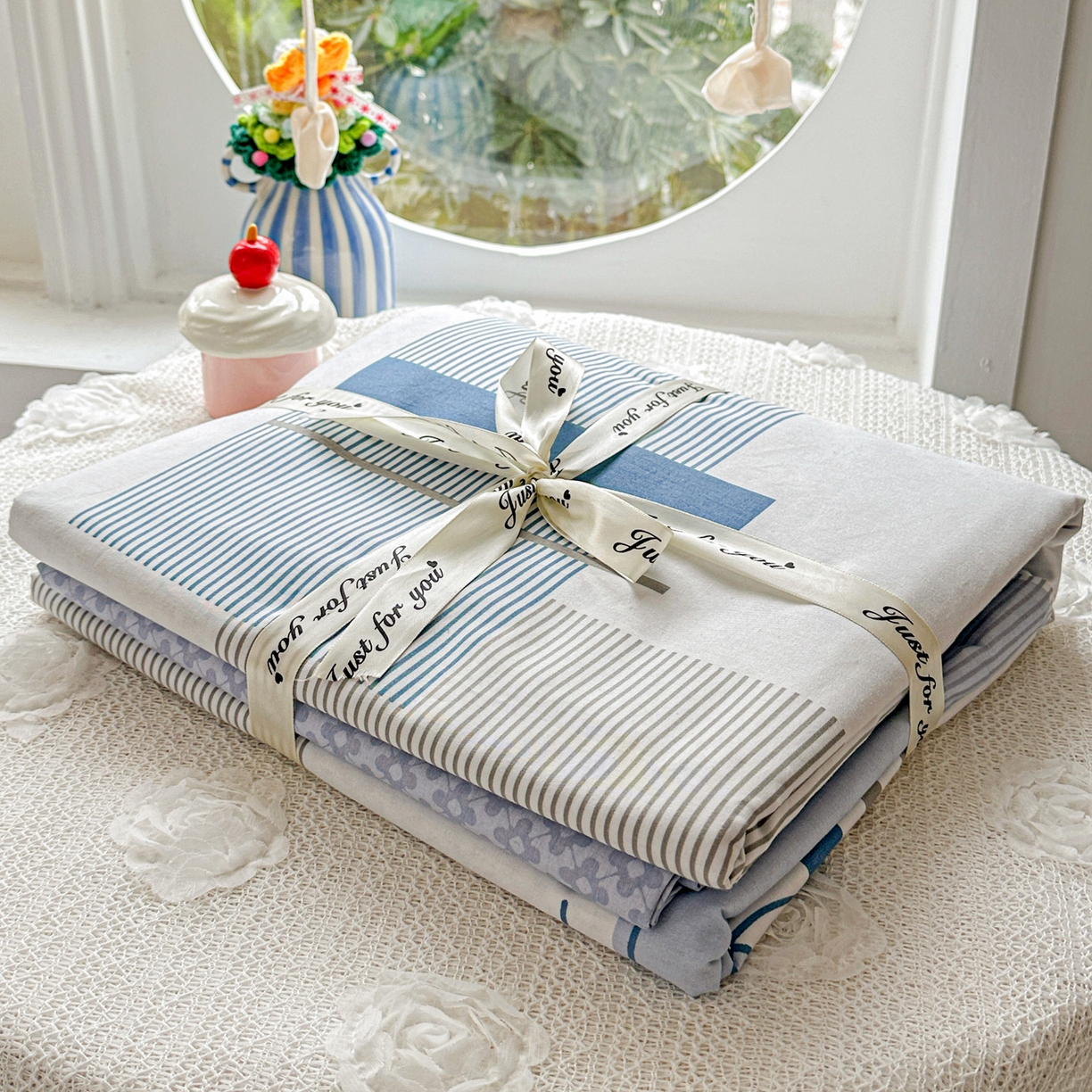 91家纺网 家纺一手货源 找家纺 佳汐蓝家纺 2026新款全棉纯棉加厚13376印花四件套 平行世界