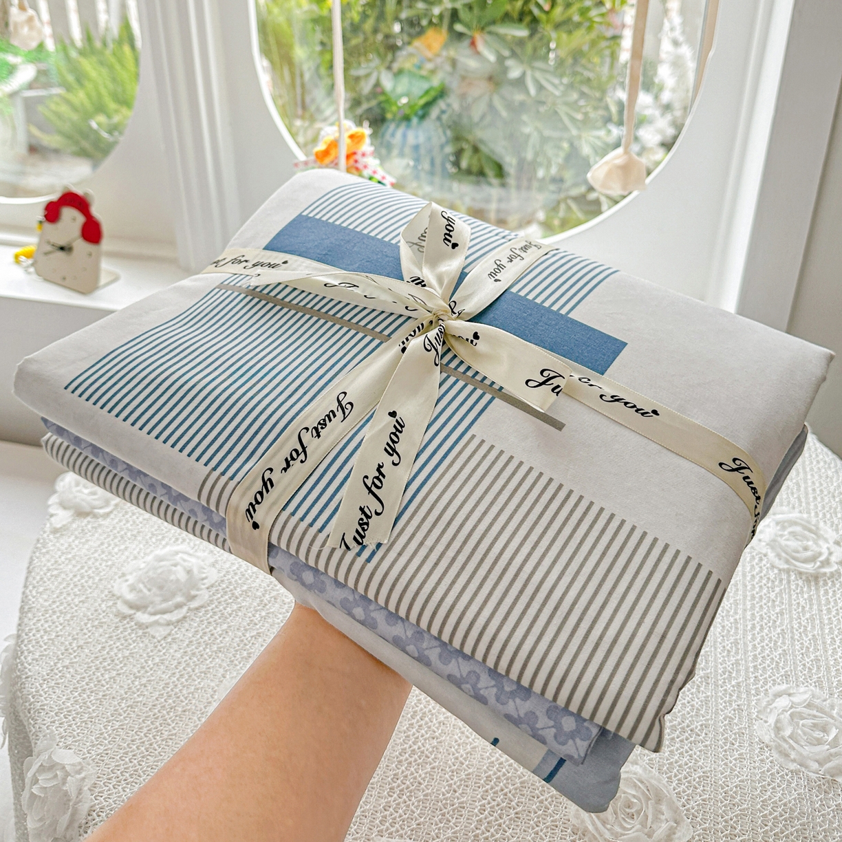 91家纺网 家纺一手货源 找家纺 佳汐蓝家纺 2026新款全棉纯棉加厚13376印花四件套 平行世界