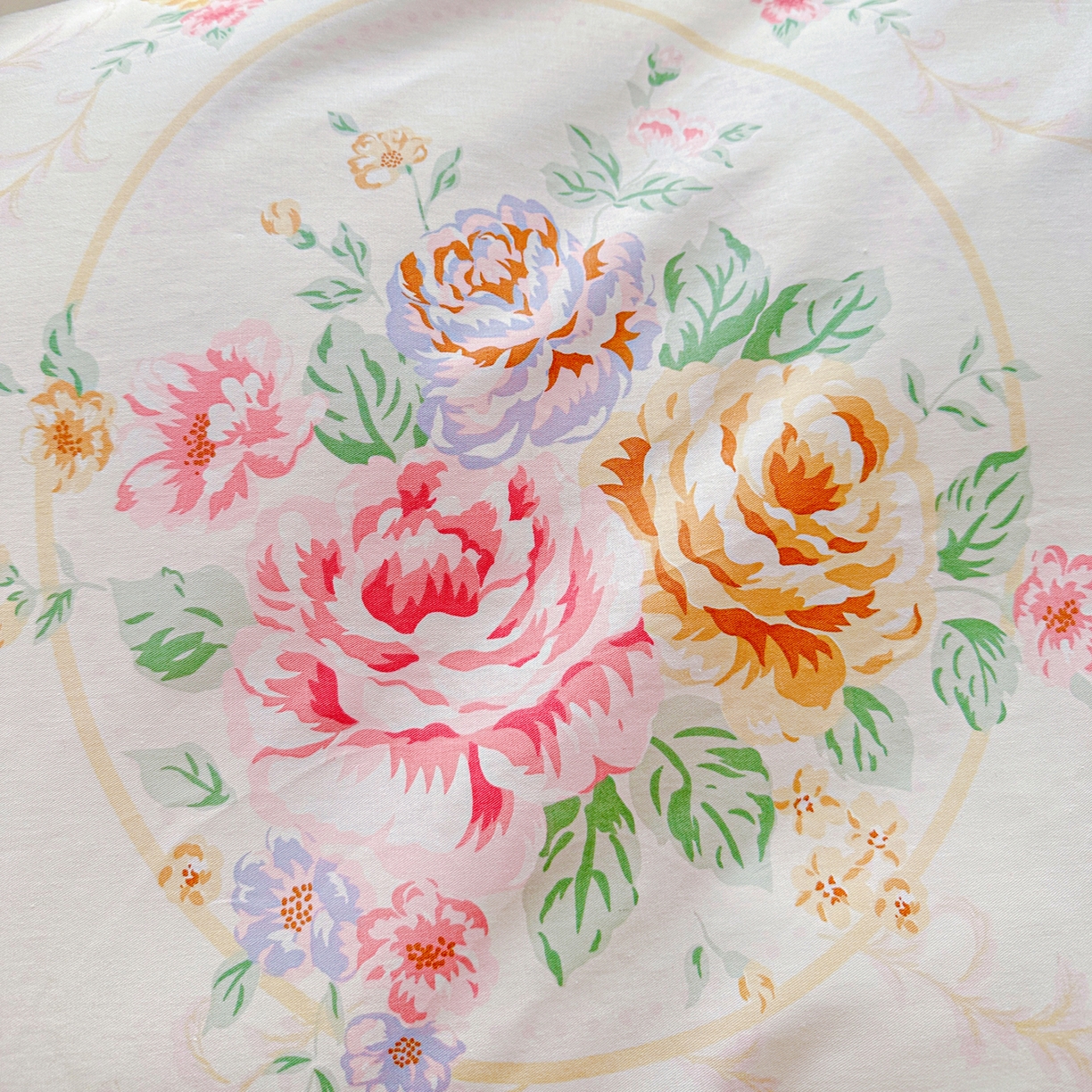 91家纺网 家纺一手货源 找家纺 佳汐蓝家纺 2026新款全棉纯棉加厚13376印花四件套 杏雨寻春