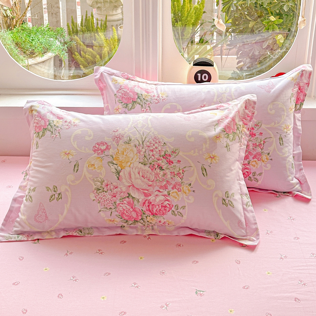 91家纺网 家纺一手货源 找家纺 佳汐蓝家纺 2026新款全棉纯棉加厚13376印花四件套 嫣语花开