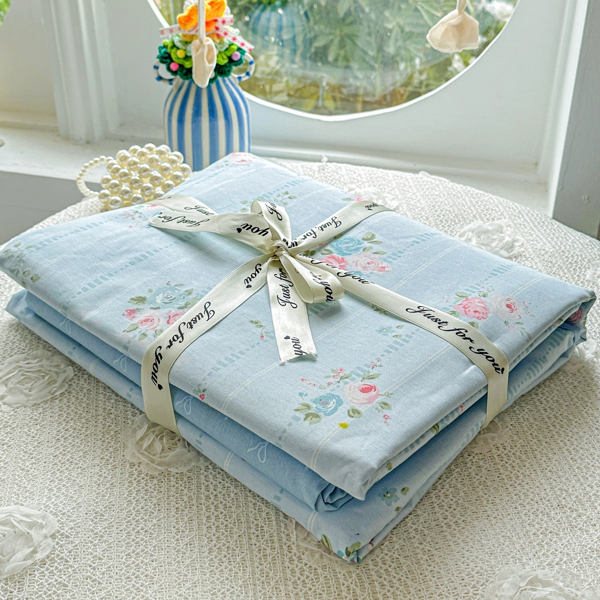 91家纺网 家纺一手货源 找家纺 佳汐蓝家纺 2026新款全棉纯棉加厚13376印花四件套 优朵蔓