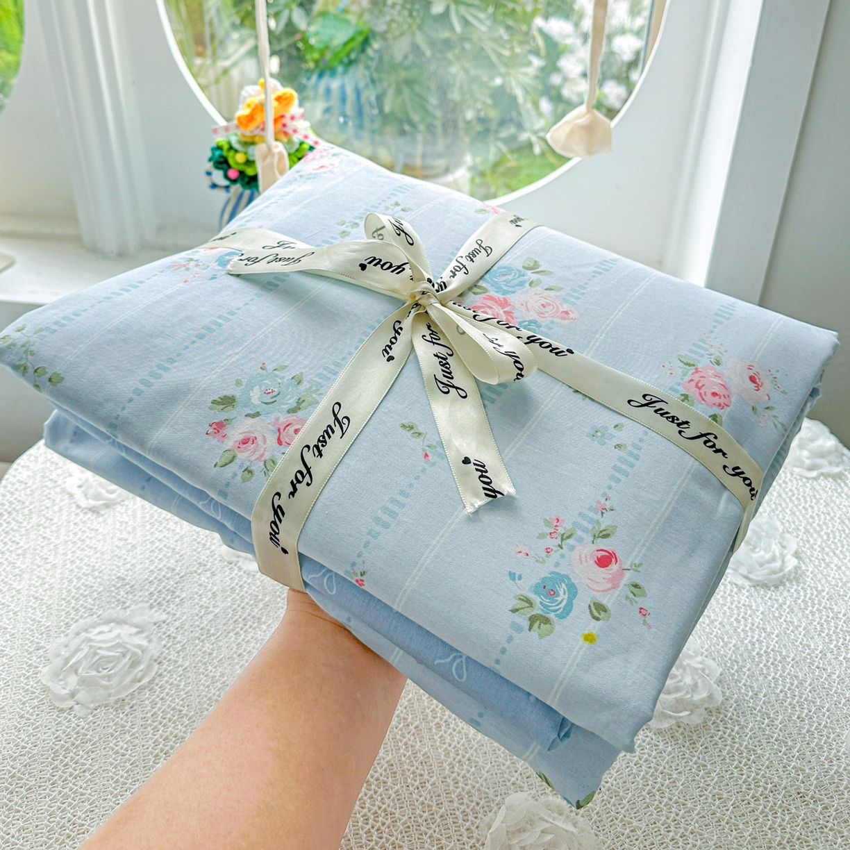 91家纺网 家纺一手货源 找家纺 佳汐蓝家纺 2026新款全棉纯棉加厚13376印花四件套 优朵蔓