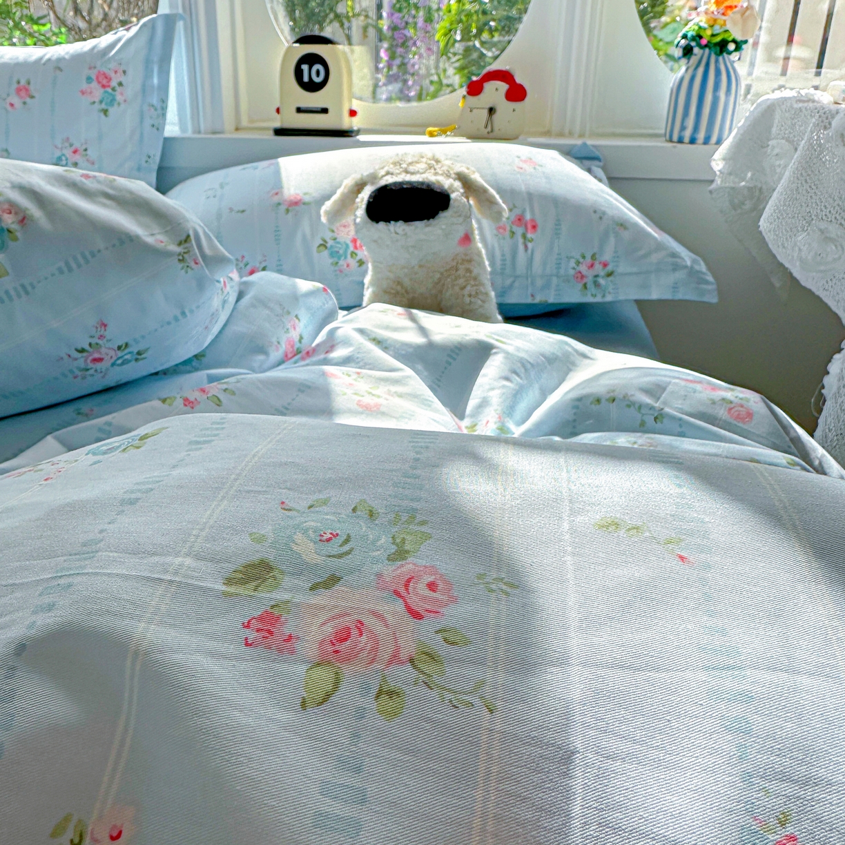 91家纺网 家纺一手货源 找家纺 佳汐蓝家纺 2026新款全棉纯棉加厚13376印花四件套 优朵蔓