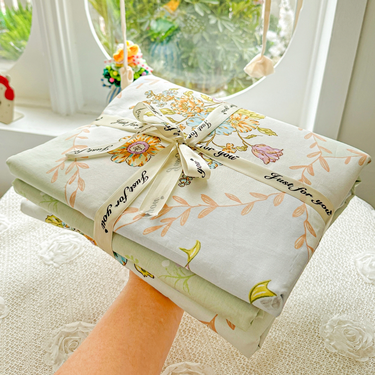 91家纺网 家纺一手货源 找家纺 佳汐蓝家纺 2026新款全棉纯棉加厚13376印花四件套 芷妍