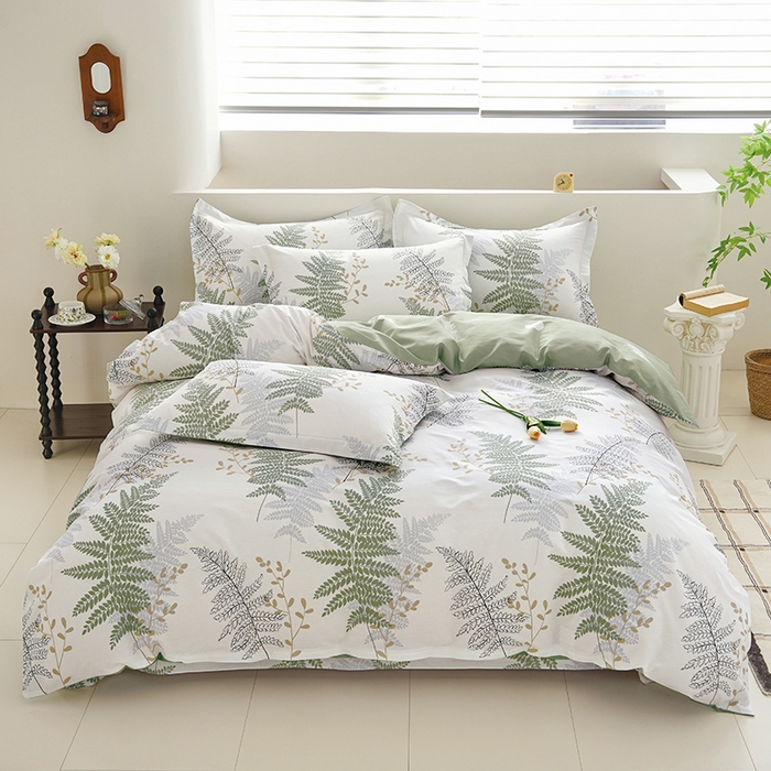 91家纺网 家纺一手货源 找家纺 登登家纺 2026新款全棉四件套 如沐春风