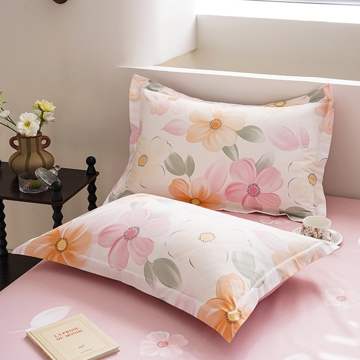 91家纺网 家纺一手货源 找家纺 登登家纺 2026新款全棉四件套 唯美彩绘