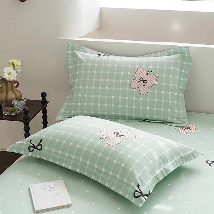 91家纺网 家纺一手货源 找家纺 登登家纺 2026新款全棉四件套 蝴蝶结