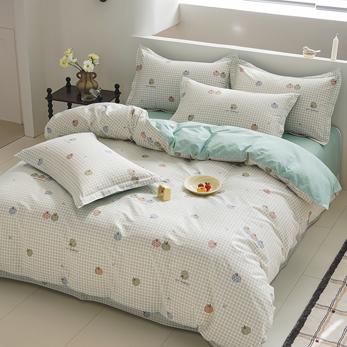 91家纺网 家纺一手货源 找家纺 登登家纺 2026新款全棉四件套 奇妙农场