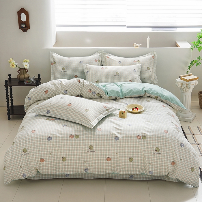 91家纺网 家纺一手货源 找家纺 登登家纺 2026新款全棉四件套 奇妙农场