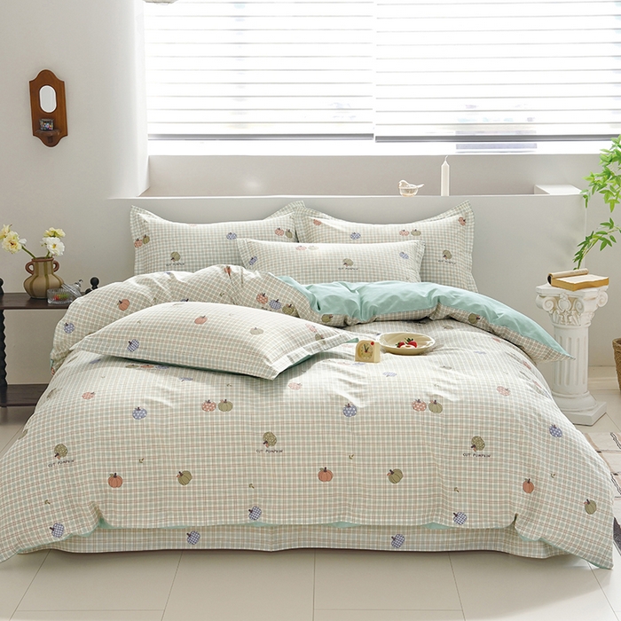 登登家纺 2026新款全棉四件套 奇妙农场
