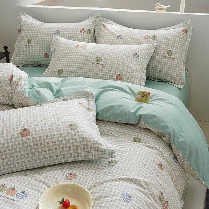 91家纺网 家纺一手货源 找家纺 登登家纺 2026新款全棉四件套 奇妙农场