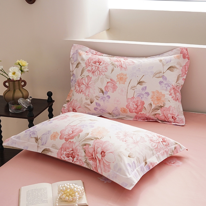 91家纺网 家纺一手货源 找家纺 登登家纺 2026新款全棉四件套 倾城花恋