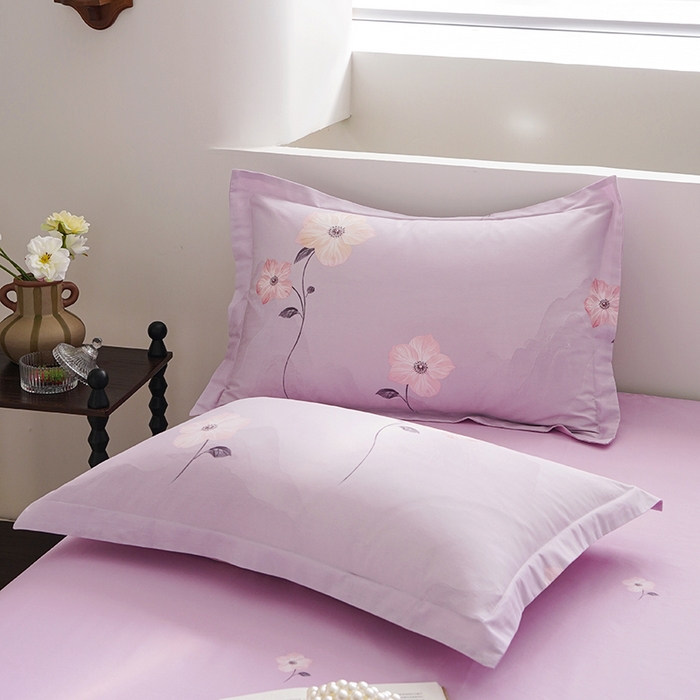 91家纺网 家纺一手货源 找家纺 登登家纺 2026新款全棉四件套 清风絮语