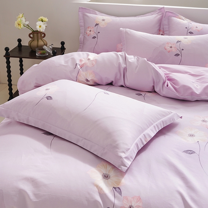 91家纺网 家纺一手货源 找家纺 登登家纺 2026新款全棉四件套 清风絮语