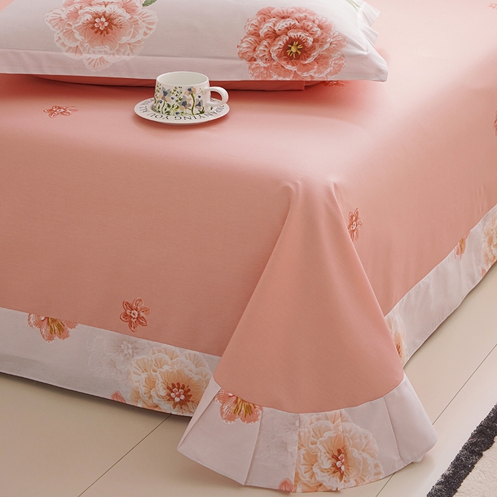 91家纺网 家纺一手货源 找家纺 登登家纺 2026新款全棉四件套 情书