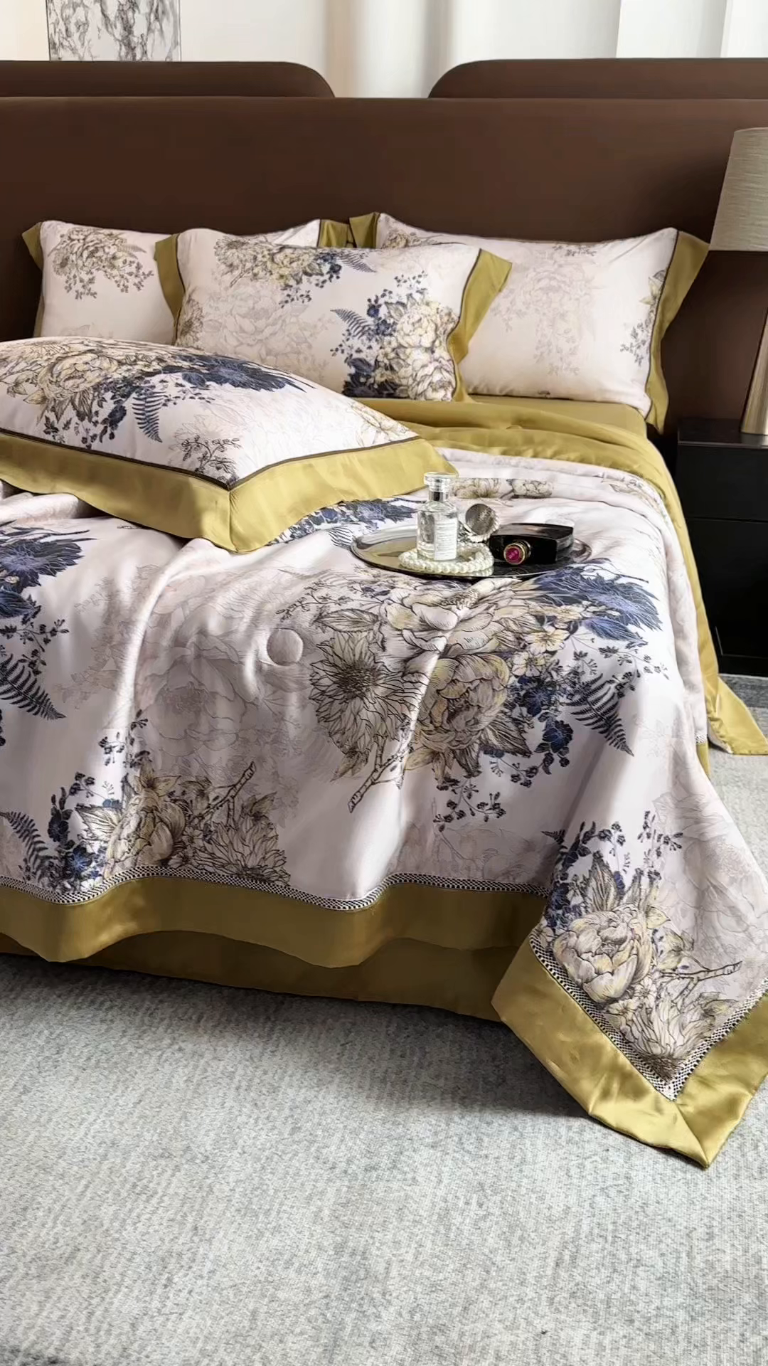 91家纺网 家纺一手货源 找家纺 （总）娇逸家居 2026新款60s天丝数码印花夏被夏凉被空调被四件套