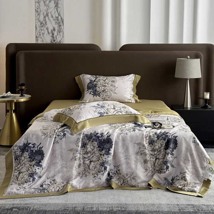 91家纺网 家纺一手货源 找家纺 （总）娇逸家居 2026新款60s天丝数码印花夏被夏凉被空调被四件套