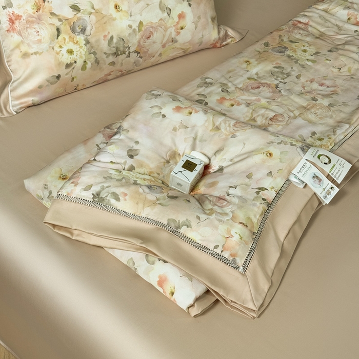 91家纺网 家纺一手货源 找家纺 （总）娇逸家居 2026新款60s天丝数码印花夏被夏凉被空调被四件套