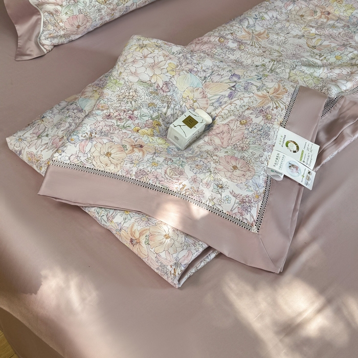 91家纺网 家纺一手货源 找家纺 （总）娇逸家居 2026新款60s天丝数码印花夏被夏凉被空调被四件套