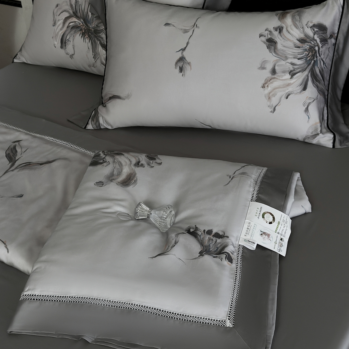 91家纺网 家纺一手货源 找家纺 （总）娇逸家居 2026新款60s天丝数码印花夏被夏凉被空调被四件套