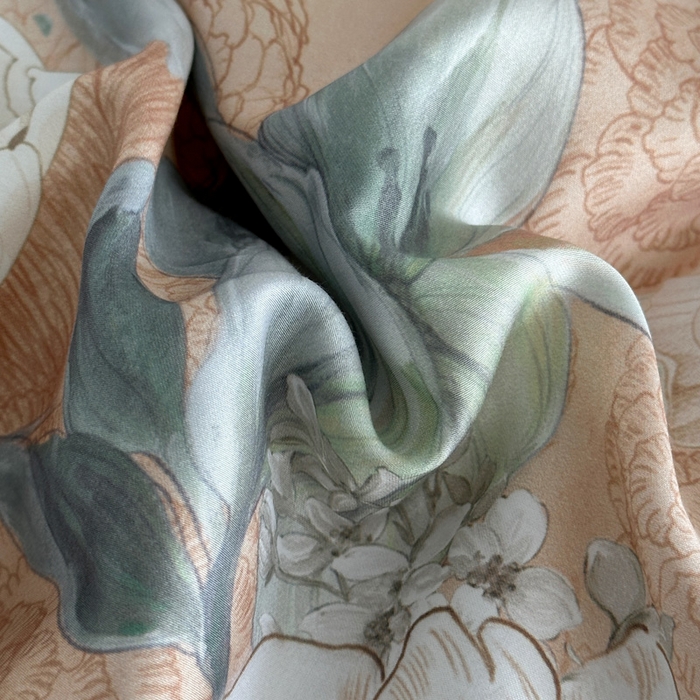 91家纺网 家纺一手货源 找家纺 娇逸家居 2026新款60s天丝数码印花夏被夏凉被空调被四件套 浮漫-橙