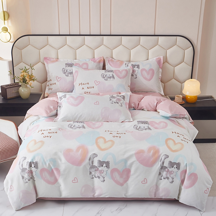 91家纺网 家纺一手货源 找家纺 （总）约素 2025新款12868全棉单被套新花型