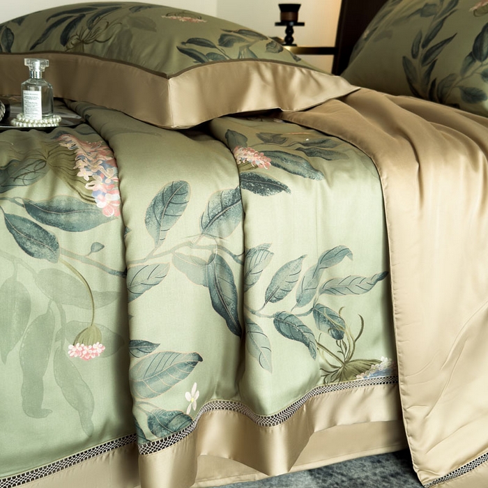 91家纺网 家纺一手货源 找家纺 娇逸家居 2026新款60s天丝数码印花夏被夏凉被空调被四件套 焕新