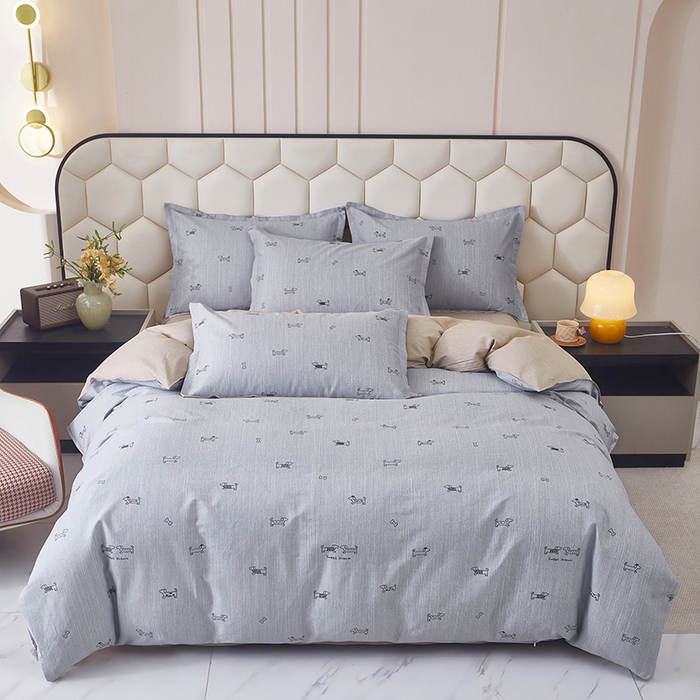 91家纺网 家纺一手货源 找家纺 （总）约素 2025新款12868全棉单被套新花型