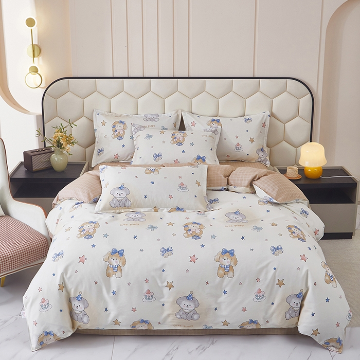 91家纺网 家纺一手货源 找家纺 （总）约素 2025新款12868全棉单被套新花型