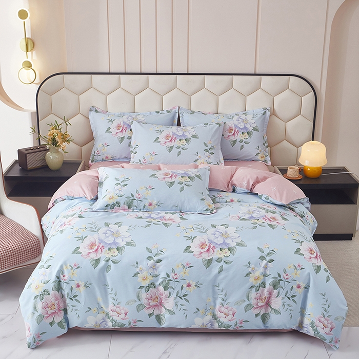 91家纺网 家纺一手货源 找家纺 （总）约素 2025新款12868全棉单被套新花型